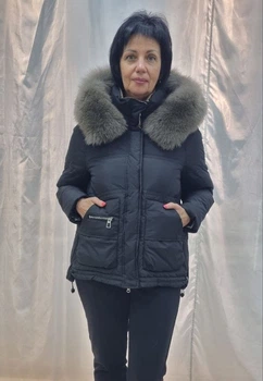 Женская зимняя куртка Vivilona (Max Mara) 8618 Черный, S