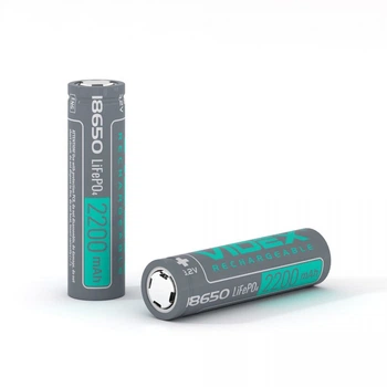 Аккумулятор Videx LiFePO4 18650 (без защиты) 2200mAh