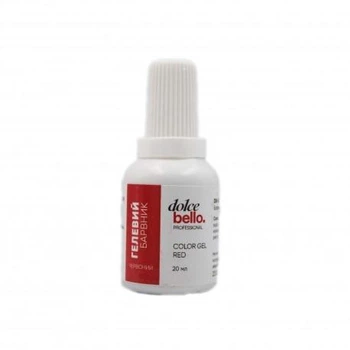 Гелевий водорозчинний барвник Dolce Bellо "Professional" червоний, 20г