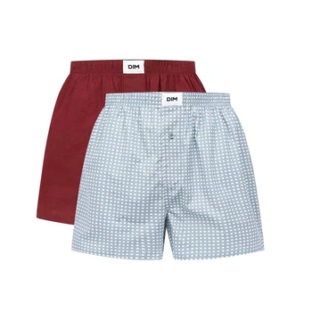 Трусы свободного кроя DIM D0ARMx2 XL 2 шт vichy/rouge 9UP