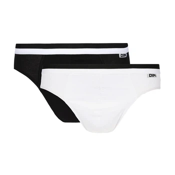 Трусы слипы DIM D05H1bx2 M 2шт blanc/noir