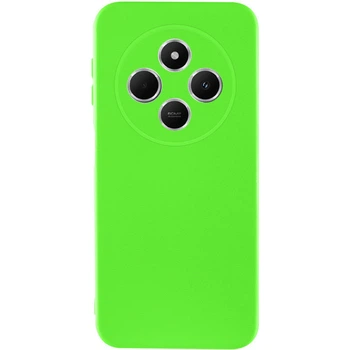 Чехол TPU GETMAN Liquid Silk Full Camera для Xiaomi Redmi 14C / Poco C75 Салатовый / Neon Green