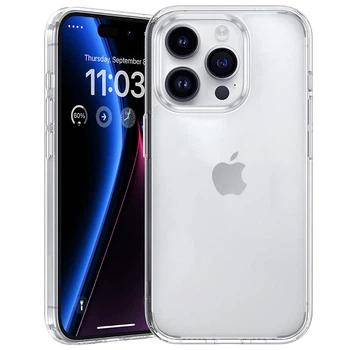 TPU чехол Epic Transparent 1,5mm для Apple iPhone 16 Pro Max (6.9") Бесцветный (прозрачный) Без бренда