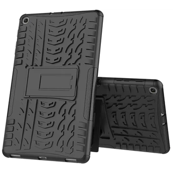 TPU+PC чехол Protector Stand для Samsung Galaxy Tab S6 Lite 10.4" (2020-2024) Black Без бренда