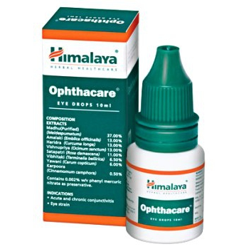 Очні краплі Himalaya Оптакейр Eye drops Ophthacare 10 мл