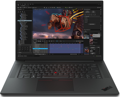 Ноутбук 16" Lenovo ThinkPad P1 Gen 6 Mobile Workstation Intel Core i9-13900H RAM 32GB SSD 1TB Quadro RTX 2000 Win11 Алюминиевый корпус (UKR)
