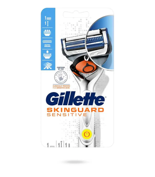 Станок для бритья Gillette SkinGuard Sensitive Power Flexball с 1 картриджем