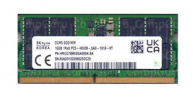 SK hynix 16GB DDR5 UDIMM メモリ x4 SK hynix 16GB DDR5 UDIMM メモリ