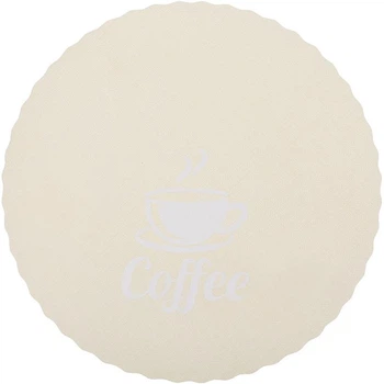 Сервировочные салфетки 12 подтарельников Milky Coffee диаметр 38см