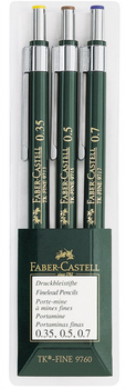 Набір автоматичних олівців Faber-Castell Tk-Fine 3 шт (4005401360308)