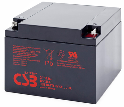 Аккумуляторная батарея CSB 12V 26Ah (GP12260)