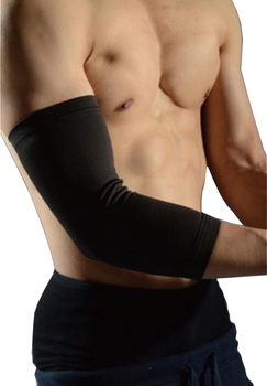 Компресійний бандаж на лікоть LiveUP Elbow Support L/XL Black 1 шт (LS5771-LXL)
