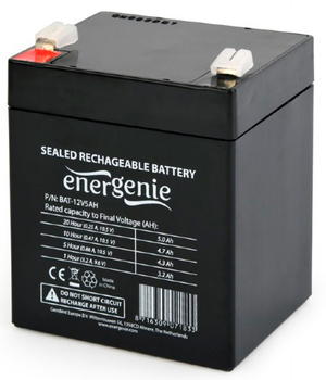 Акумуляторна батарея EnerGenie 12V 5Ah (BAT-12V5AH)