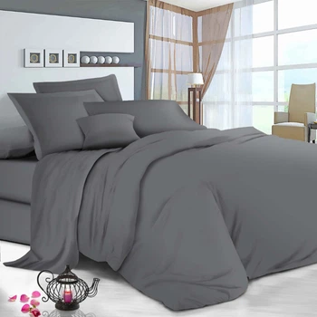 Комплект постільної білизни SoundSleep Manner Grey бязь полуторний 160х220 см (93949330)