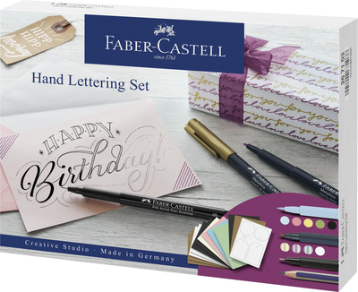 Zestaw do handletteringu Faber-Castell Creative set Hand Lettering 12 szt. (4005402671038)