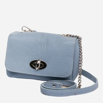 Сумка женская из натуральной кожи маленькая ARTiS Bags 157930 Голубая (6501013518)