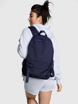Стильный рюкзак Victoria's Secret Pink Puffer Backpack синий