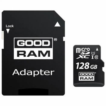 Карта пам'яті microSD GOODRAM class 10 UHS-I U1 + SD-адаптер (M1AA-1280R12)
