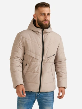 Куртка зимняя короткая мужская Riccardo PN 2XL Бежевая тёмная (ROZ6501100016)