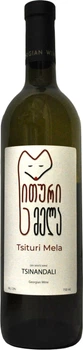 Вино Tsituri Mela Цинандали белое сухое 0.75 л 12% (4860104904668)