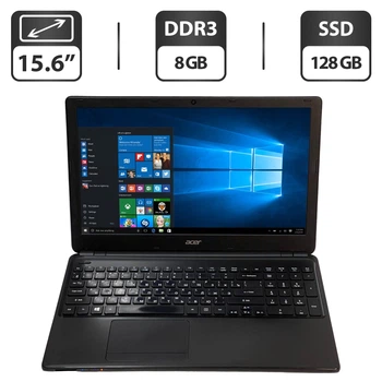 Ноутбук Б-класс Acer Aspire E1 V5WE2 / 15.6" (1366x768) TN / Intel Celeron 2955U (2 ядра по 1.4 GHz) / 8 GB DDR3 / 128 GB SSD / Intel HD Graphics / WebCam / VGA б/у