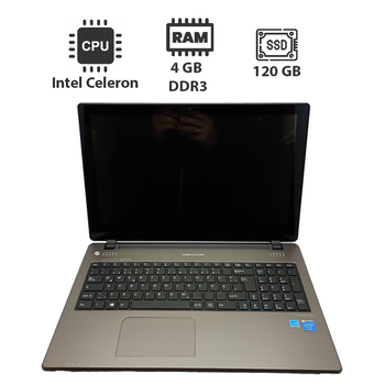Ноутбук Medion Akoya / 15.6" (1366x768) TN Touch / Intel Celeron N2920 (4 ядра по 1.86 - 2.0 GHz) / 4 GB DDR3 / 120 GB SS / Intel HD Graphics / WebCam б/в