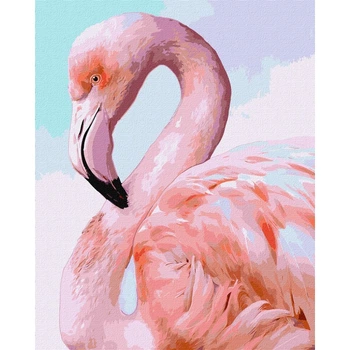 Картина по номерам Идейка Розовый фламинго ©Ира Волкова, 40x50 см (KHO4397)
