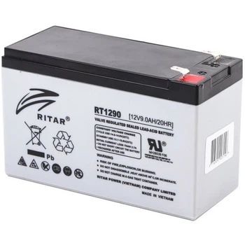 AGM батарея Ritar RT1290 12V 9Ah – универсальный аккумулятор для ИБП, охранных систем, телекоммуникаций
