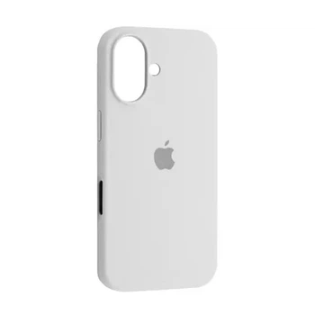 Силіконовий чохол для iPhone 16 Plus White FULL 68621