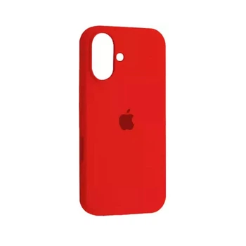 Силіконовий чохол для iPhone 16 Red FULL 68611