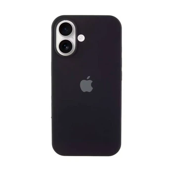 Силіконовий чохол для iPhone 16 Black FULL 68613