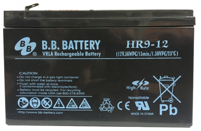 B.B. Battery HR9-12