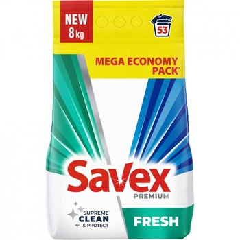 Стиральный порошок Savex Premium Fresh 8 кг (3800024047978) (229910)