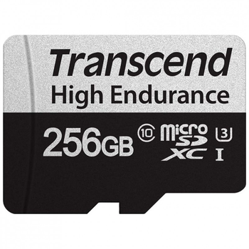 Карта памяти Transcend 256GB microSDXC class 10 UHS-I U3 High Endurance (TS256GUSD350V) (232246)