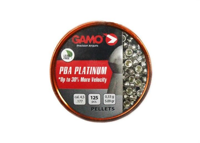 Кулі свинцеві Gamo PBA Platinum 4,50 мм 0,33 г 125 шт