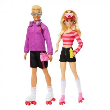 Кукла Barbie Барби и Кен на роликах вдвоем (HXK90)