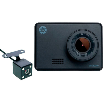 Відеореєстратор Globex GE-203W DualCam (+ камера заднього виду) [65095]