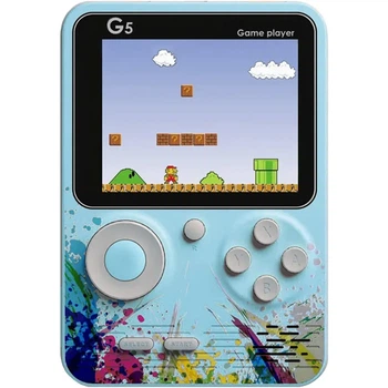 Ретро ігрова приставка GameX G5 500 games in 1 Blue [112440]