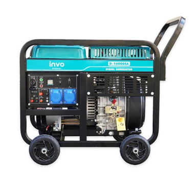 Дизельний генератор INVO D-10000EA, 9/10кВт, 230В