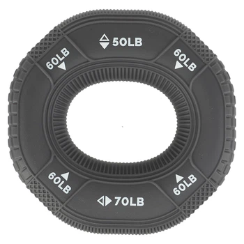 Эспандер кистевой кольцо с тройной нагрузкой SP-Sport 0649 нагрузка 50-60-70LB Grey