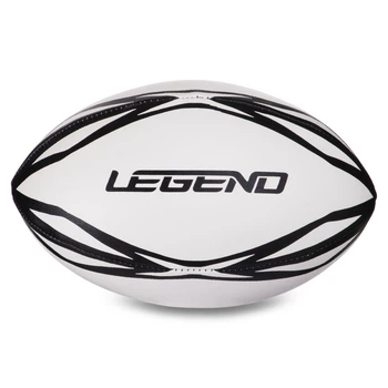 Мяч для регби Legend 3299 размер №3 White-Black