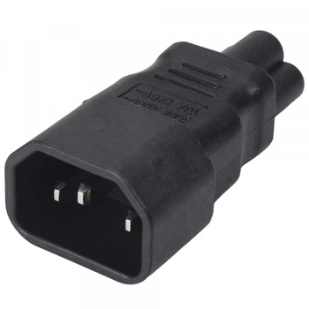 Переходник питания IEC320 C14 to C5 Черный (WA-0004)