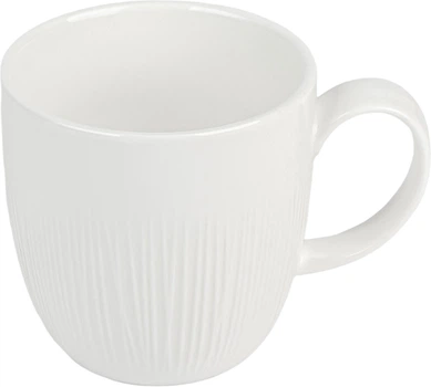Чашка MBM HOME Промінь біла 340 мл (KP-115 WHITE)