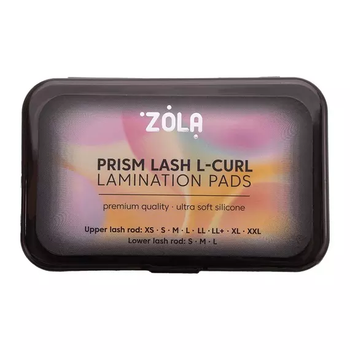 Валики (бигуди) для ламинирования Prism Lash L-Curl для верхних и нижних ресниц Zola 11 пар