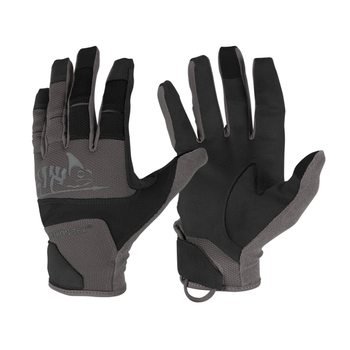 Тактические перчатки для стрельбы Helikon-Tex Range Tactical Gloves - XL Black - Shadow Grey A (RK-RNG-PO-0135A-B06)