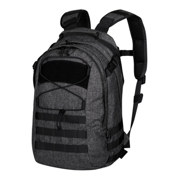 Тактический рюкзак Helikon-Tex Backpack EDC 21л - Nylon Polyester Blend - Molle Melange Black-Grey (PL-EDC-NP-M1)