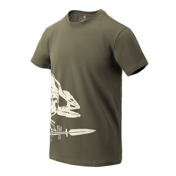 Мужская тактическая футболка Helikon-Tex Full Body Skeleton - M Olive Green (TS-FBS-CO-02-B04)