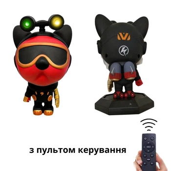 Ночник-проектор космическая собака с эффектом звездного неба черная