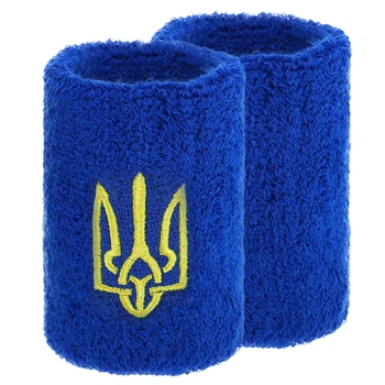 Напульсник махровый (1шт) Герб Украины BC-9280 (BC-9280_Синий)