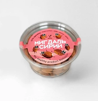 Миндаль сырой Box 250г My healthy product AUGUST